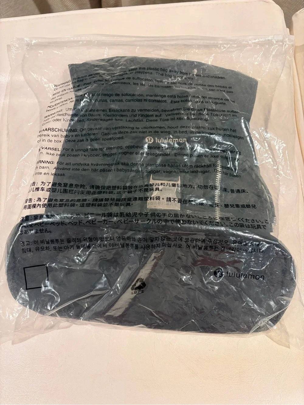 lululemon athletica Black Men's Roll-Top Backpack with Front Buckle